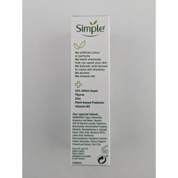 4 x Simple SOS Clearing Booster Long Lasting Shine & Blemish Control 25ml NEW - Picture 4 of 7